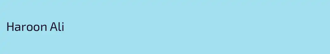 Haroon Ali